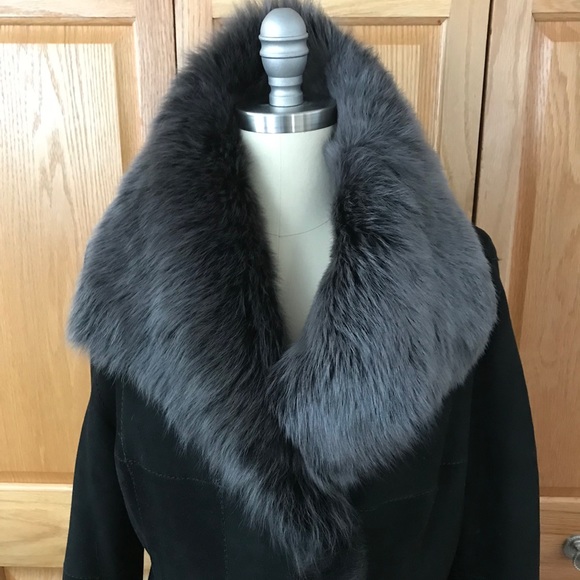 Toscana Shearling Coat in Black Brisa from Nordstrom’s - Picture 7 of 16